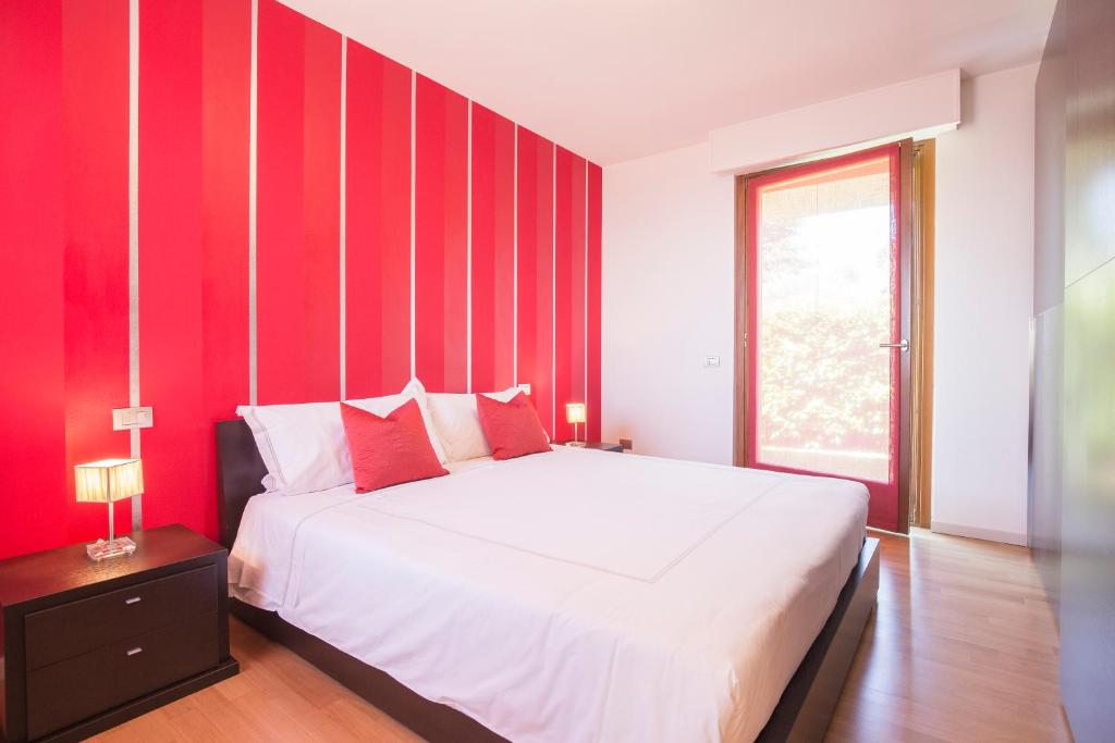 Posteľ alebo postele v izbe v ubytovaní Marina Loft