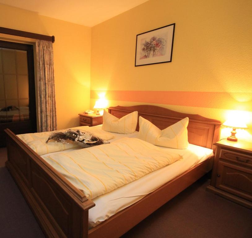 Voodi või voodid majutusasutuse Hotel Jägerklause toas