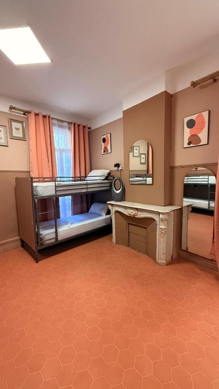 
Single Bed in Female Dormitory Room
