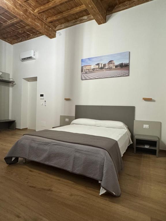 a bedroom with a large bed in a room at San Giovanni Rooms Livorno in Livorno