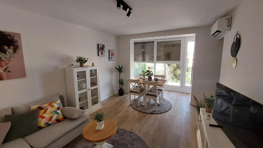 Posezení v ubytování Apartment Rea