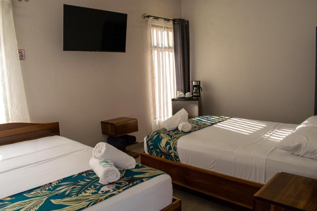 Hotel Uvita Forest - Standaard Queen Kamer Met 2 Queensize Bedden