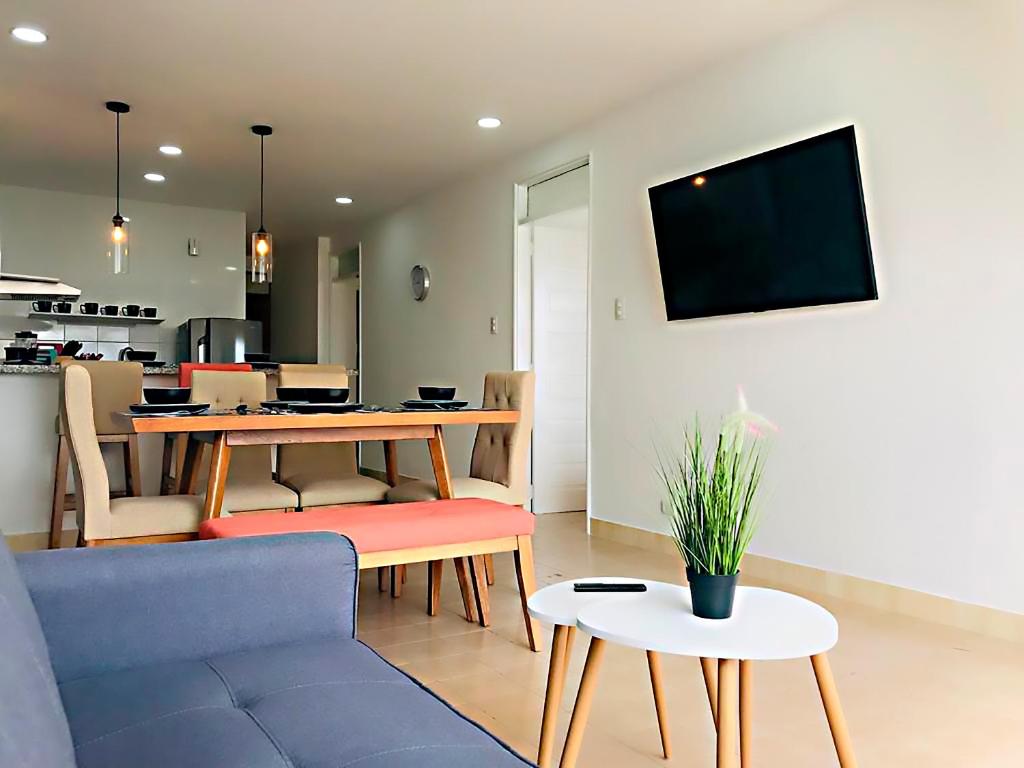 Una cocina o cocineta en Vive 801