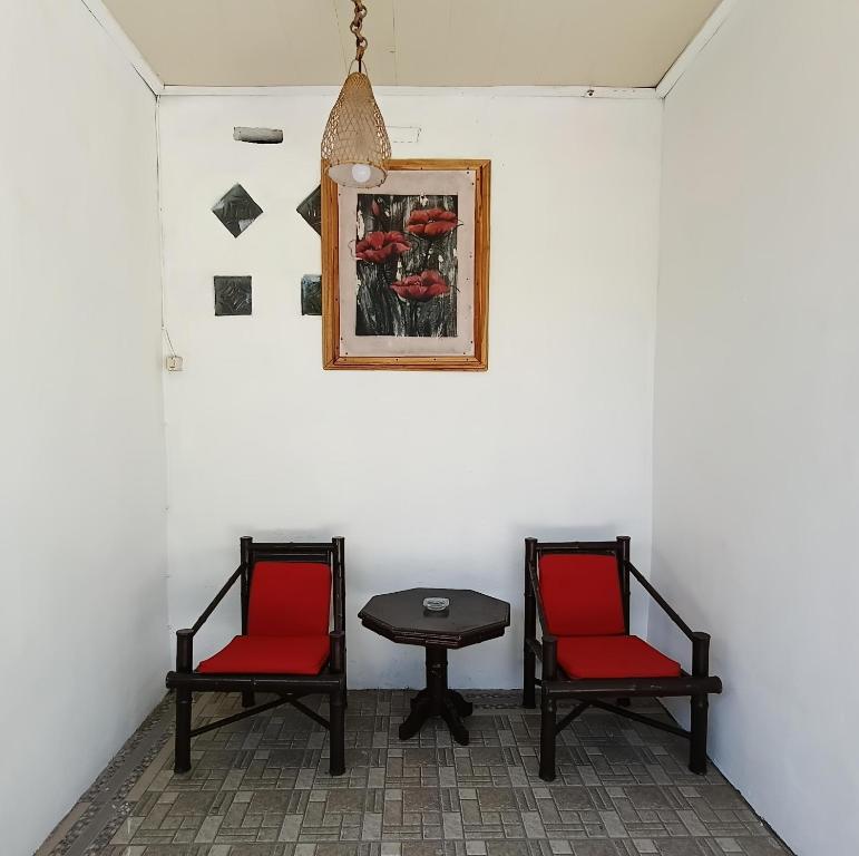 Χώρος καθιστικού στο Nyaman Villa