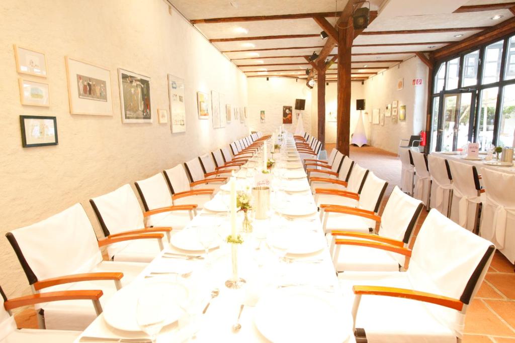Restaurace v ubytování Denkmalschmiede Höfgen