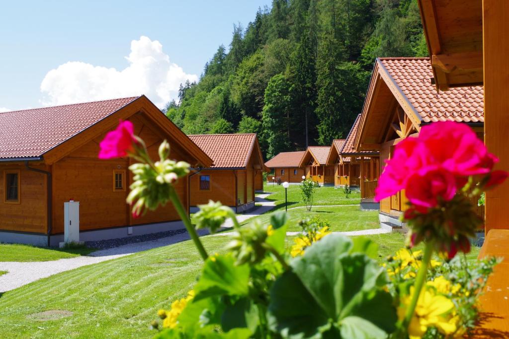 Zahrada ubytování Chaletdorf ZellerSee