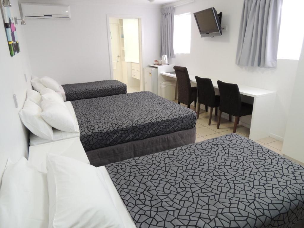 Posezení v ubytování Park View Motel