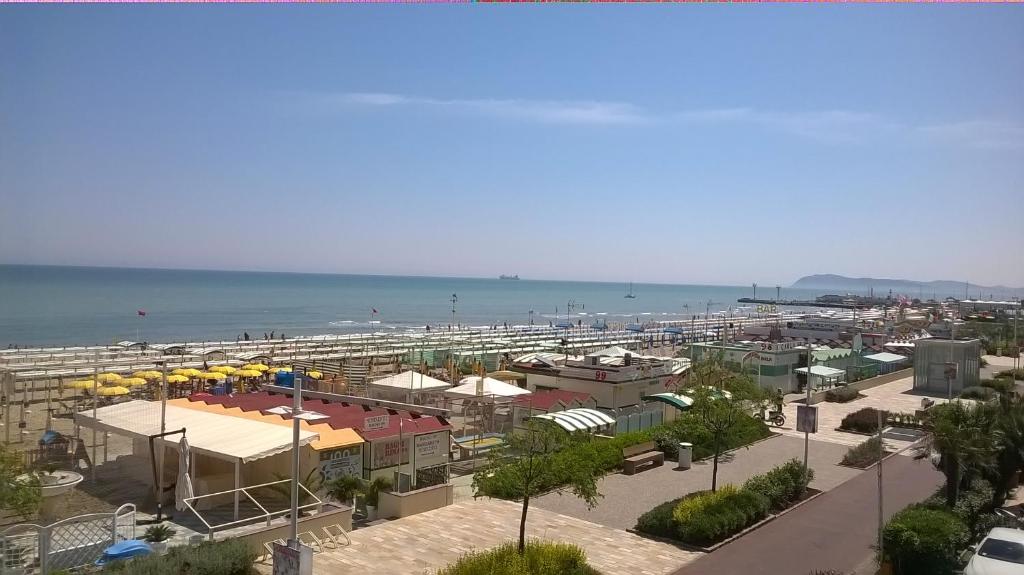 Nespecifikovaný výhled na moře nebo výhled na moře při pohledu z hotelu