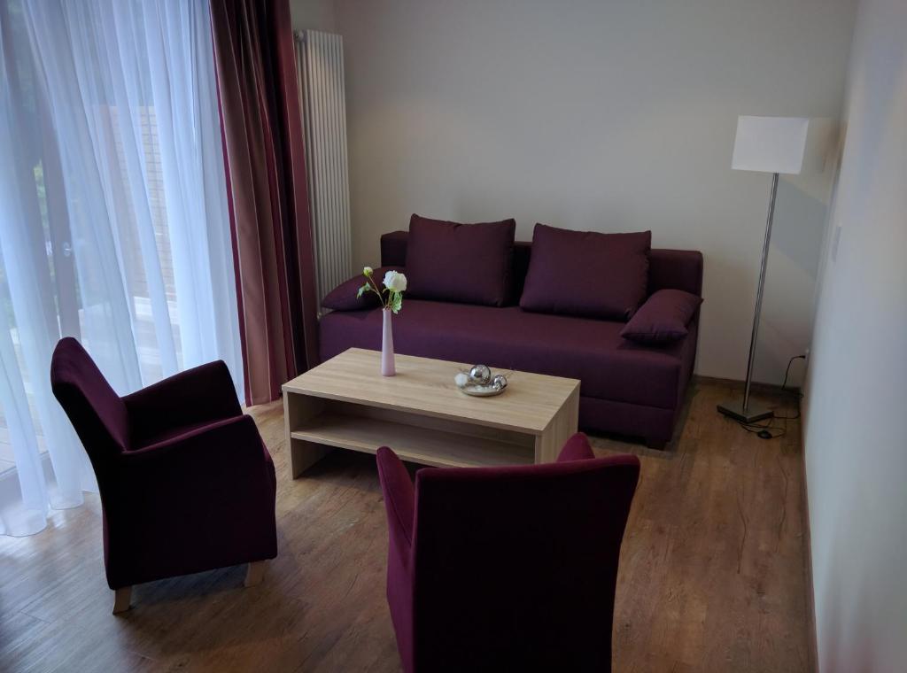 Posezení v ubytování Hotel Zur-Borke