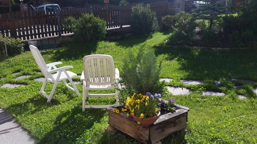 Ogród w obiekcie Residence La Planta