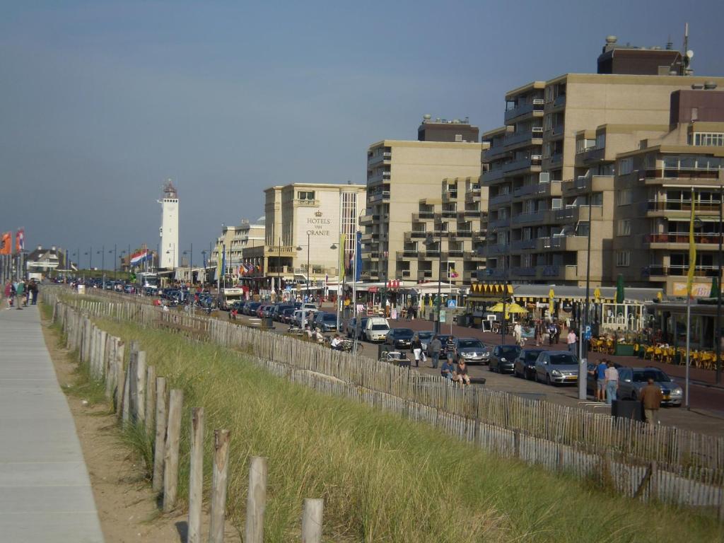 Nespecifikovaný výhled na destinaci Noordwijk nebo výhled na město při pohledu z prázdninového domu