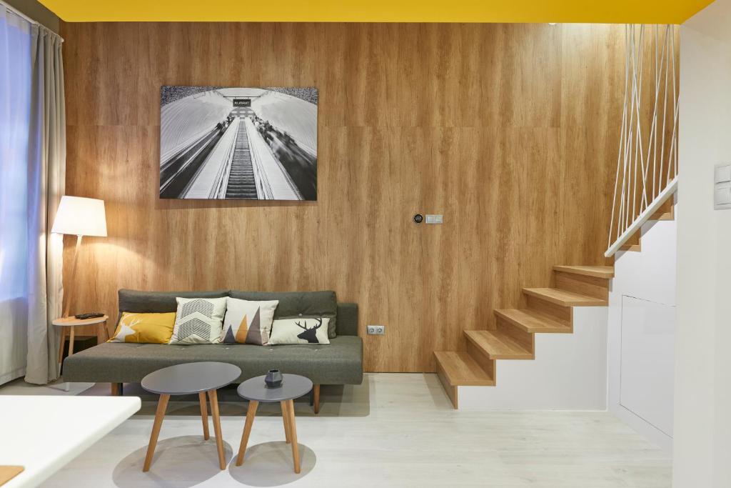 Posezení v ubytování Stylish Central Design Studio