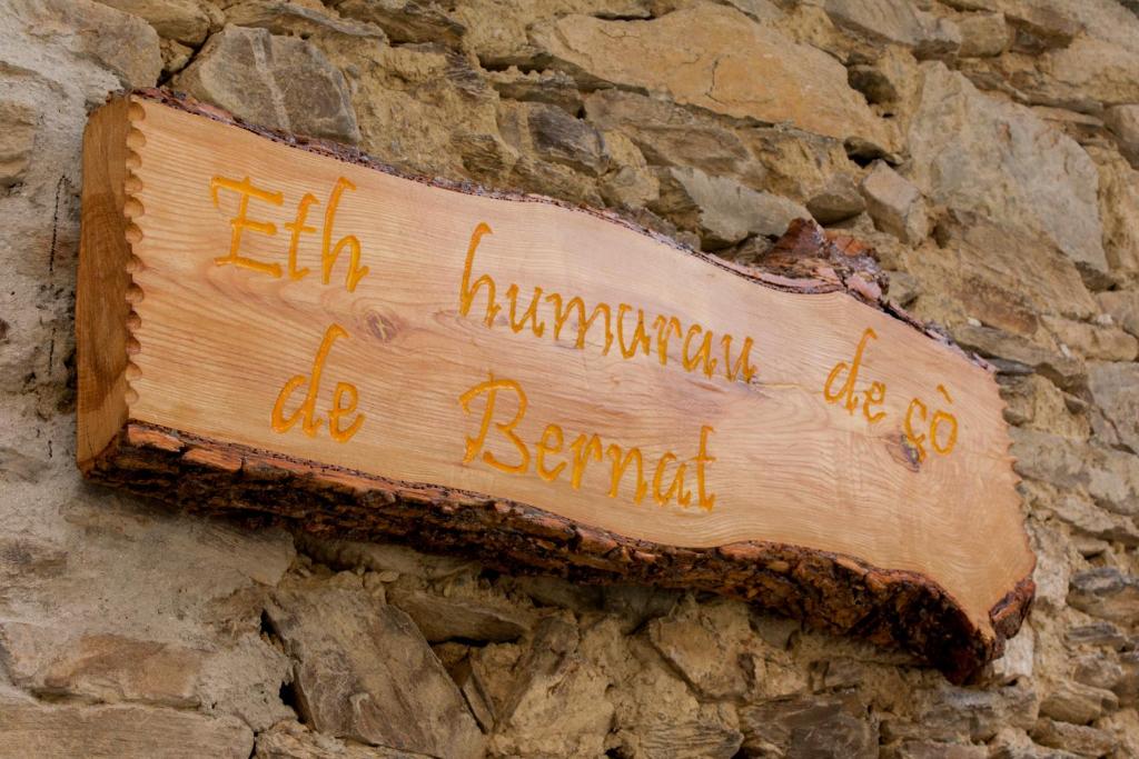 Certifikát, hodnocení, plakát nebo jiný dokument vystavený v ubytování Eth Humarau de Ço de Bernat