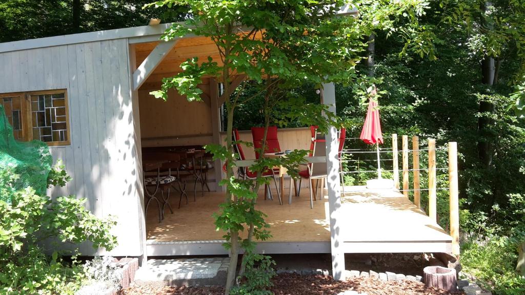 Zahrada ubytování Pension Talblick Bad Grund