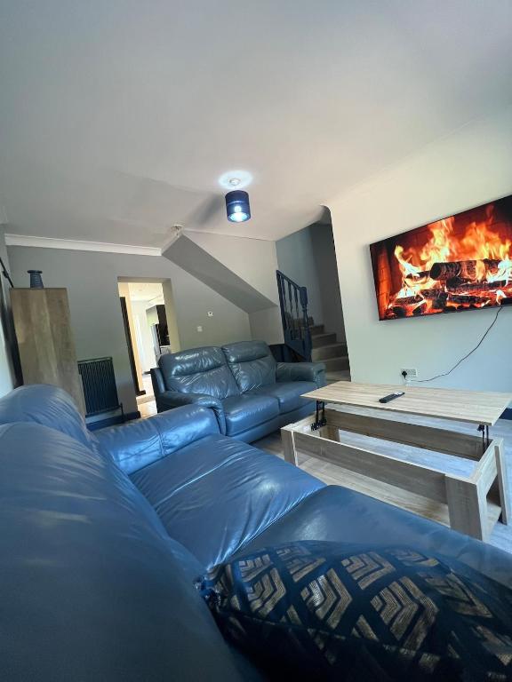 Χώρος καθιστικού στο Cosy 1 Bedroom House with Parking