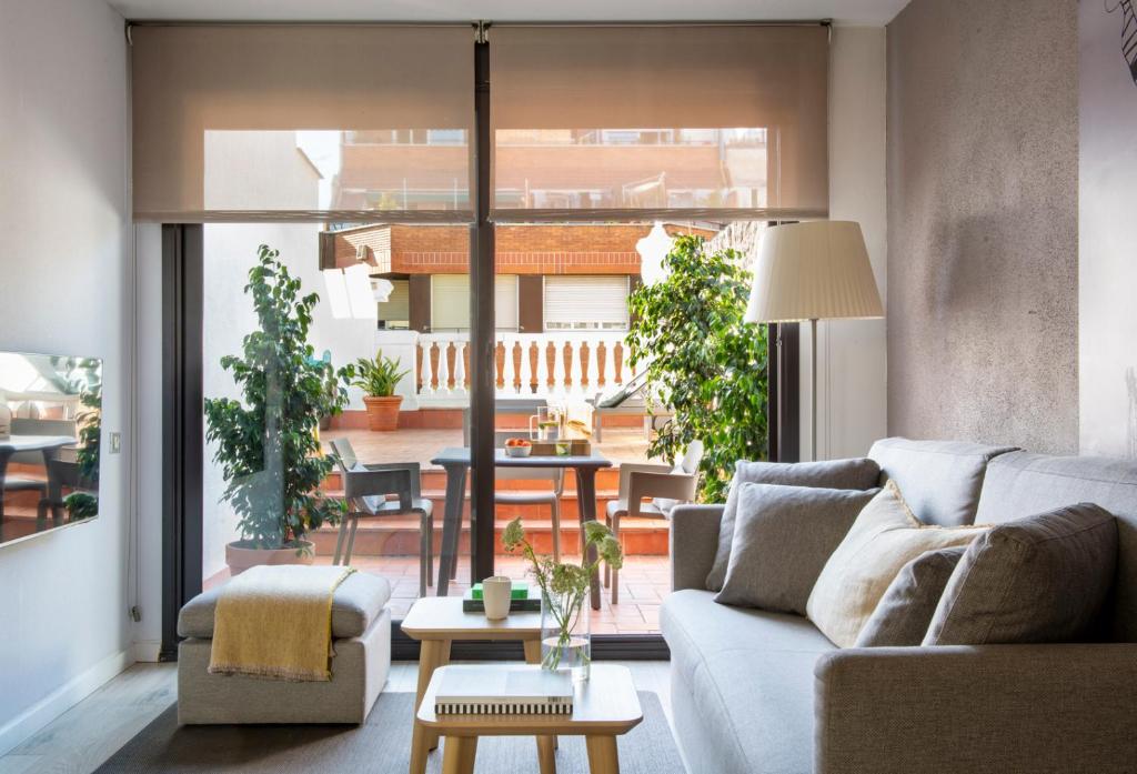 Χώρος καθιστικού στο Eric Vökel Boutique Apartments - Sagrada Familia Suites