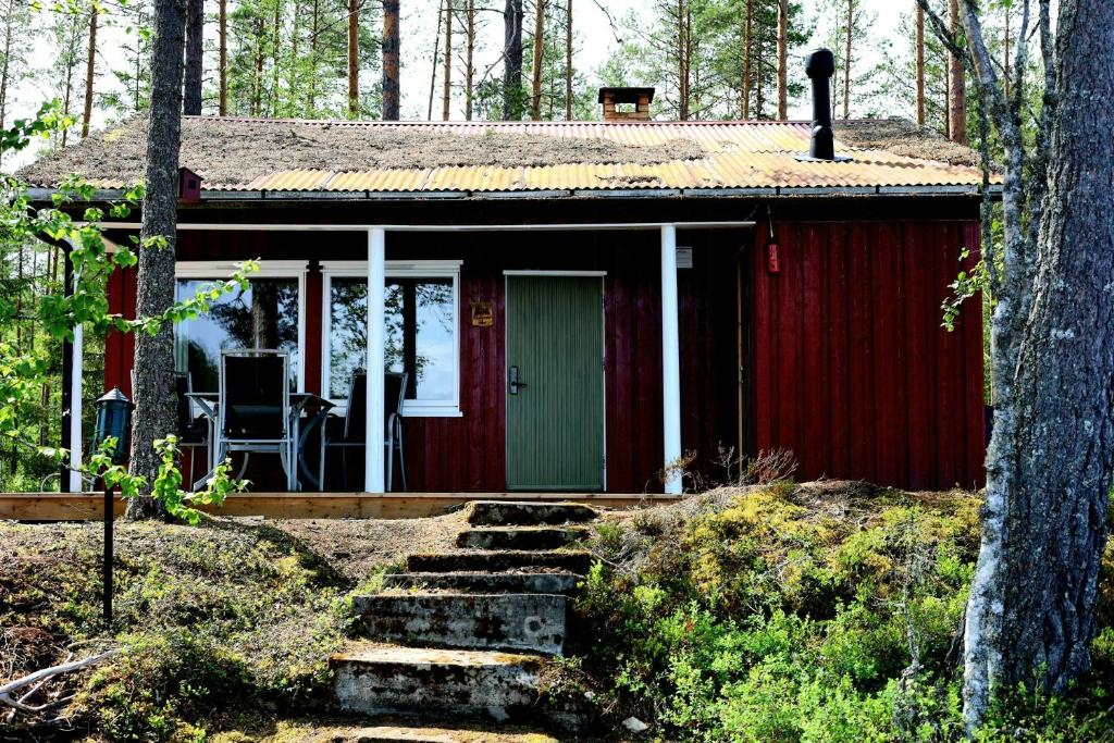 Bygningen som feriehuset ligger i