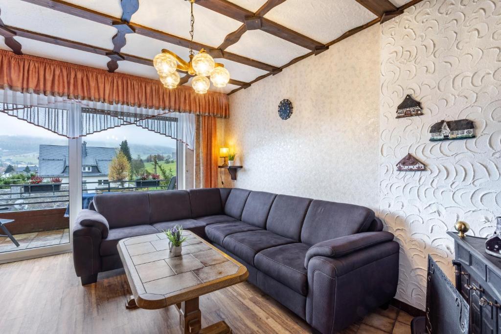 Posezení v ubytování Ferienwohnung Napierski