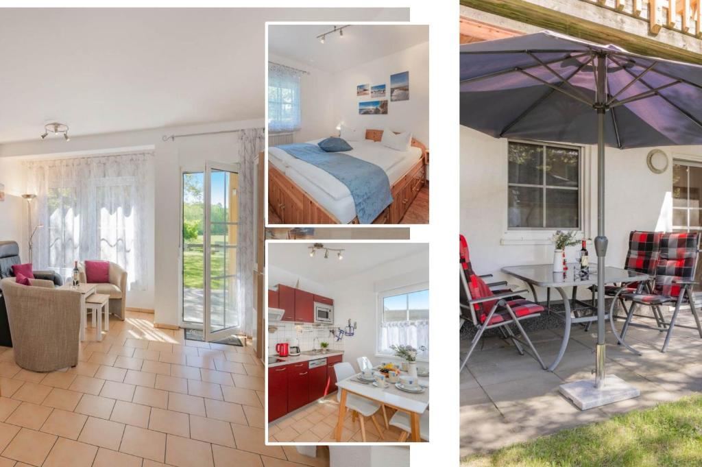 Χώρος καθιστικού στο Ferienwohnung Inselzauber