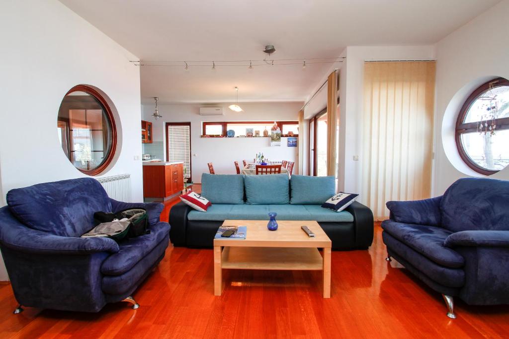 Posezení v ubytování Apartman Lavanda