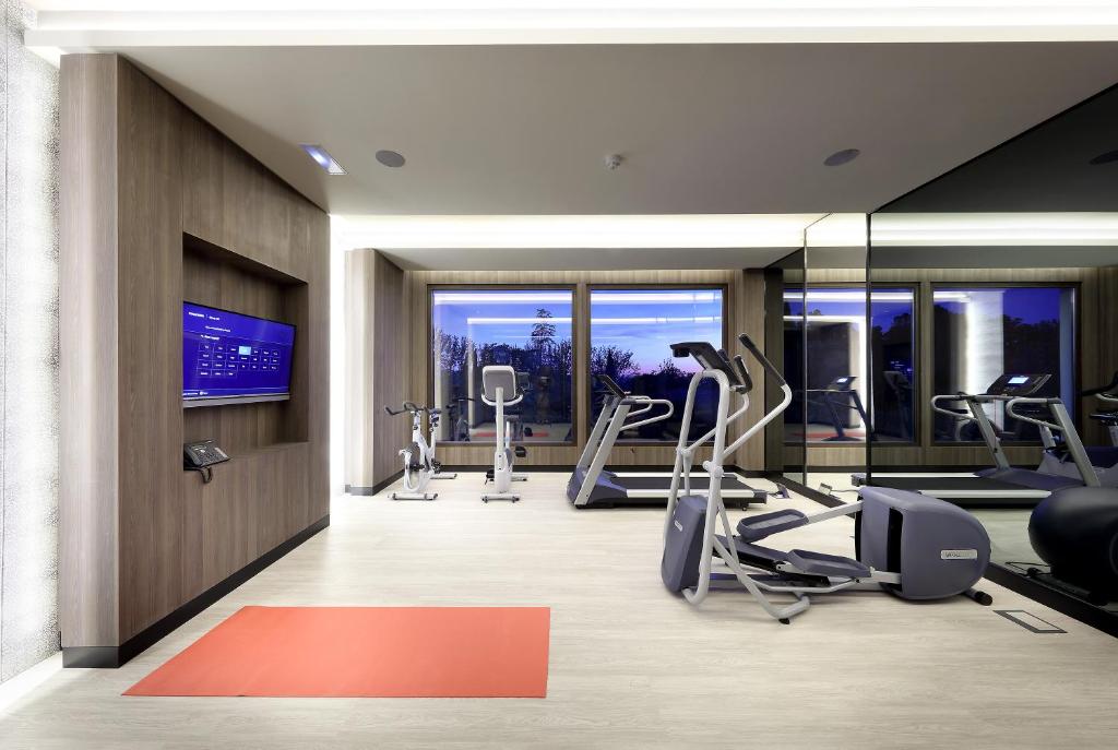 Posilňovňa alebo fitness centrum v ubytovaní Áurea Washington Irving by Eurostars Hotel Company