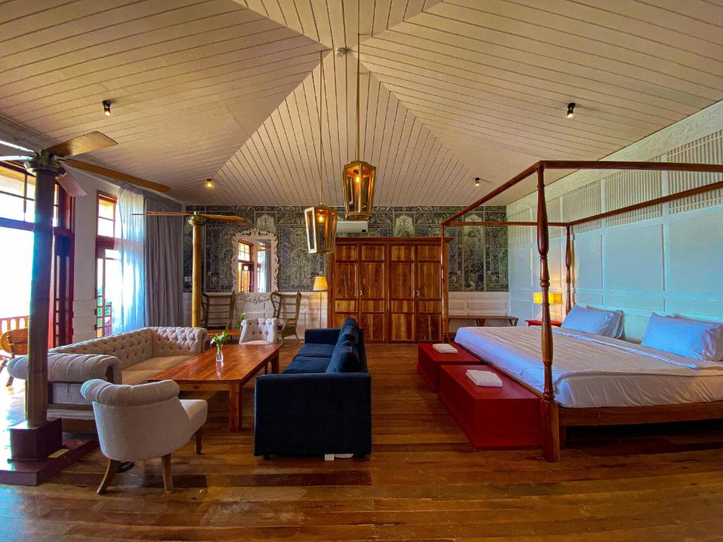 Ένα ή περισσότερα κρεβάτια σε δωμάτιο στο THE SEANDYOU Resort