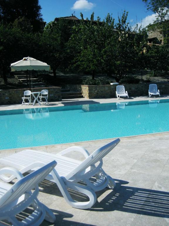 Bazén v ubytování Relais Villa Sensano nebo v jeho okolí