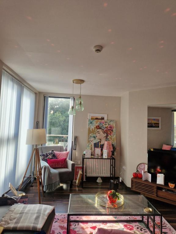 Et opholdsområde på Sarah's City Pad Derry