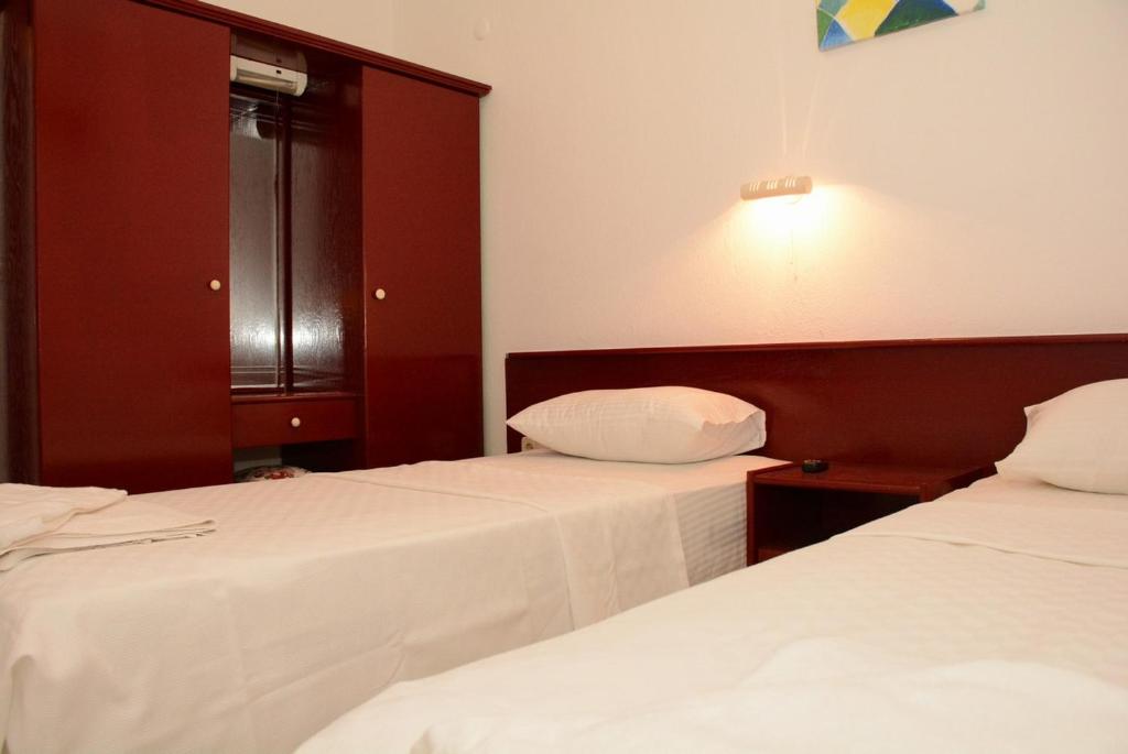 Postel nebo postele na pokoji v ubytování Villa Nergis