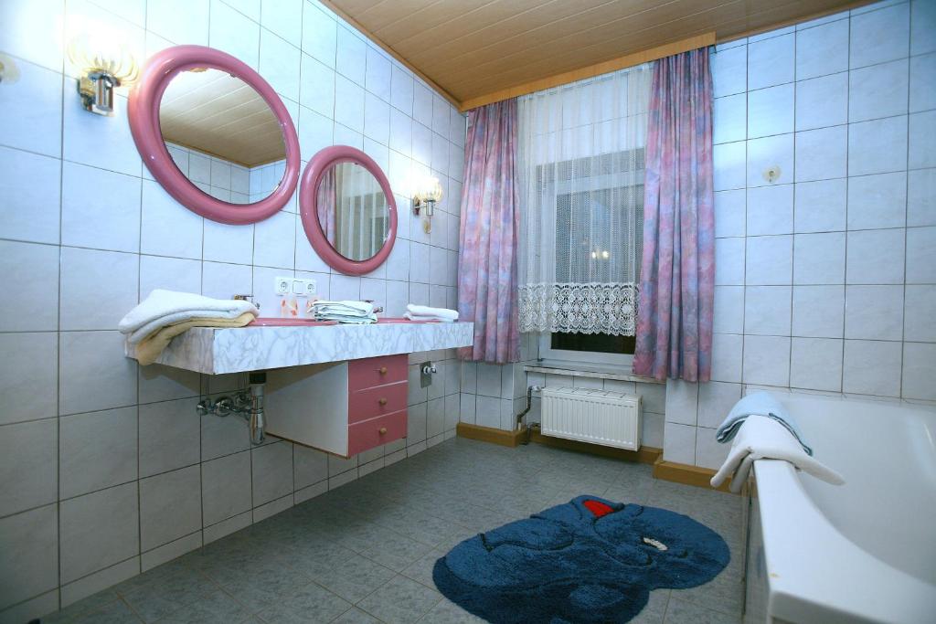 Koupelna v ubytování Gasthof Maly