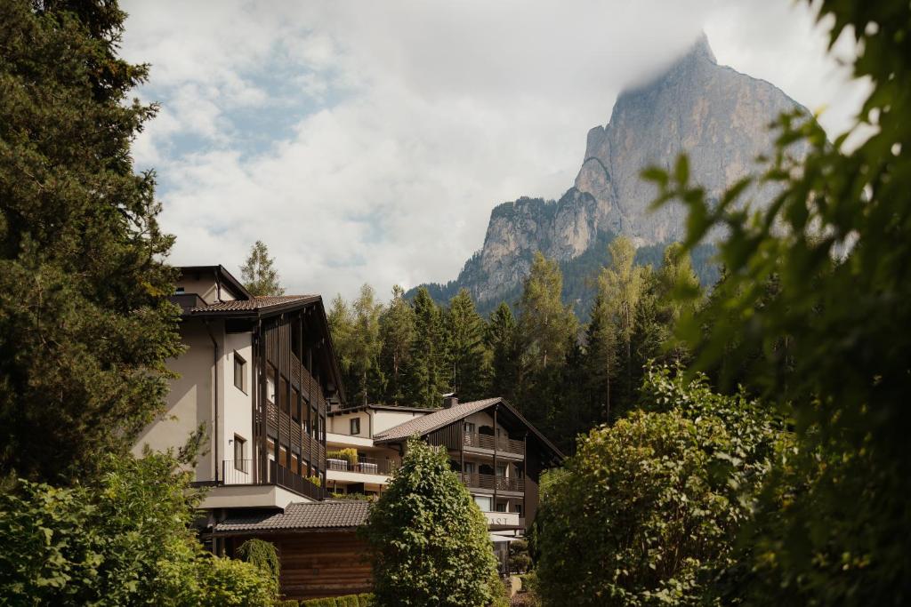 Nespecifikovaný výhled na hory nebo výhled na hory při pohledu z hotelu