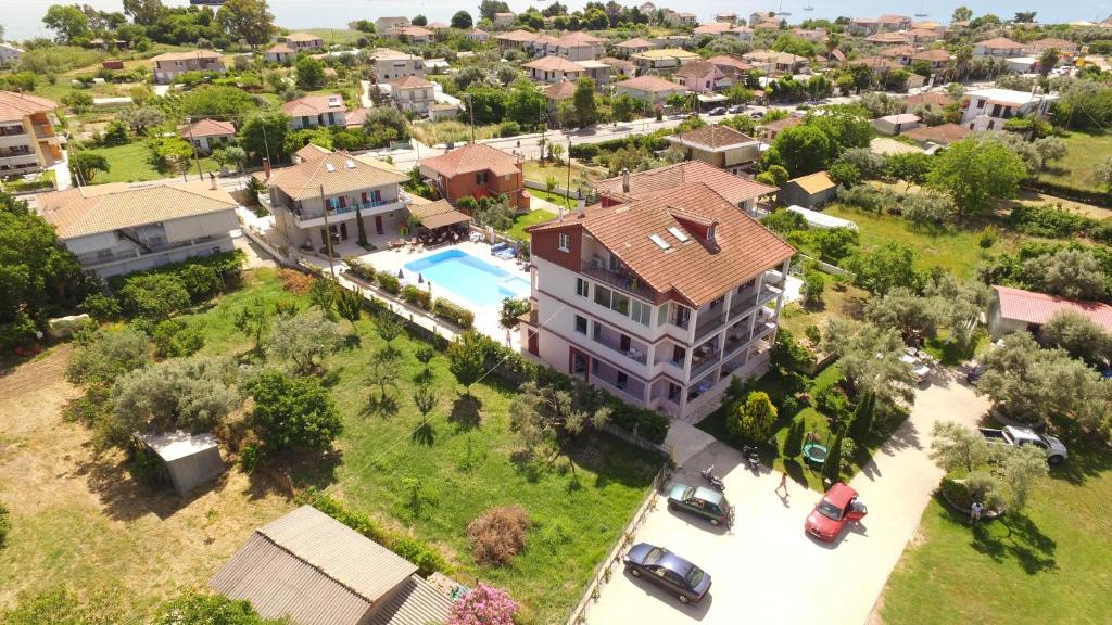 Budova, kde se aparthotel nachází