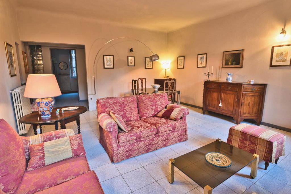 Posezení v ubytování Corte Dei Portici