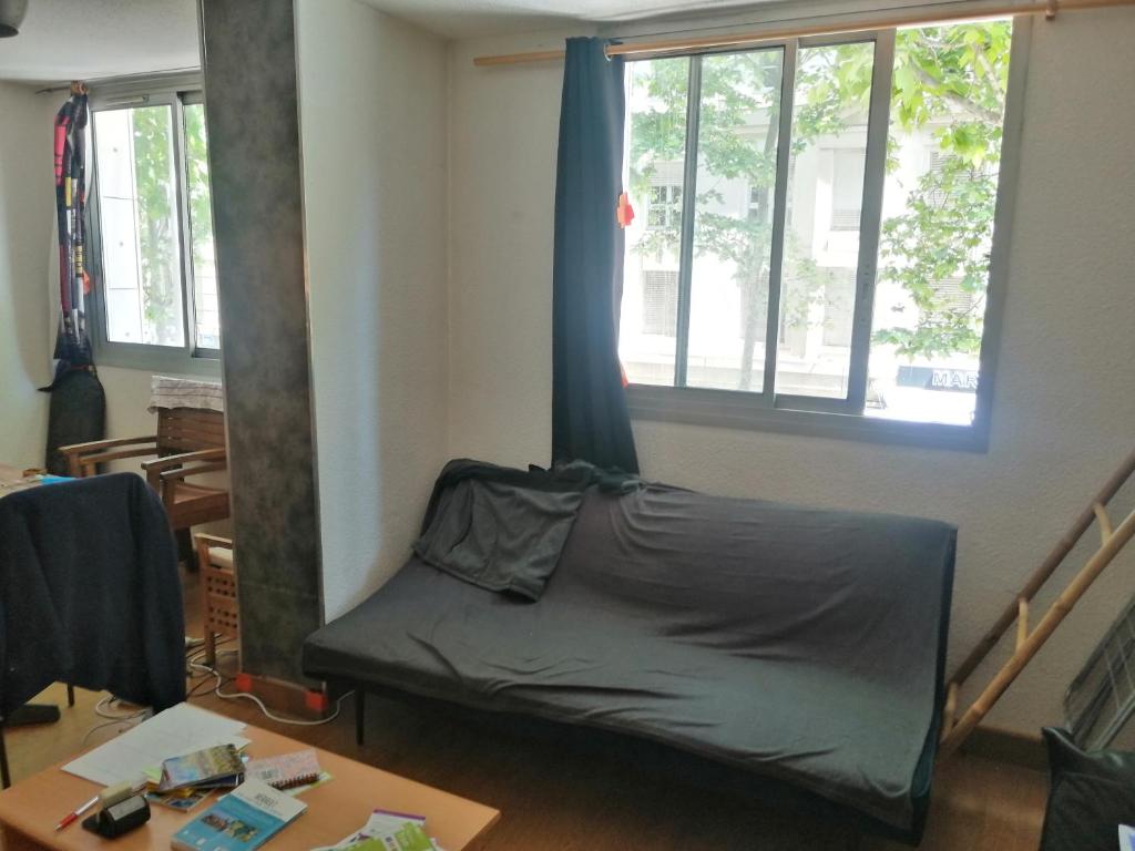 large T2 meublé à Montpellier-Antigone avec grande terrasse dans résidence de luxe