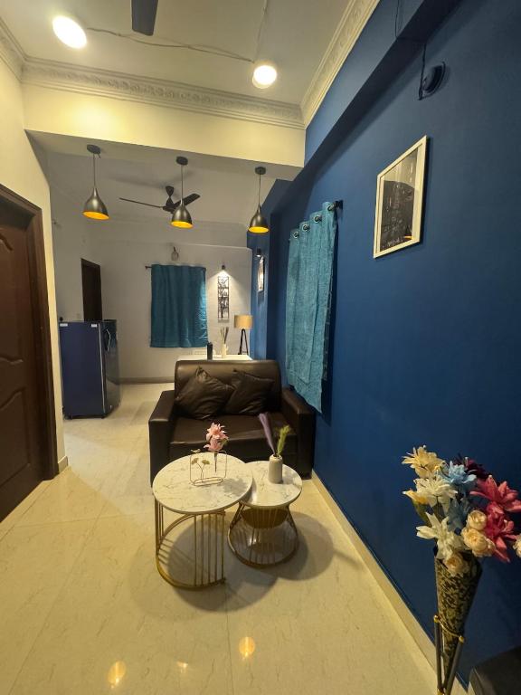 Χώρος καθιστικού στο Prime stay in heart of Hyderabad