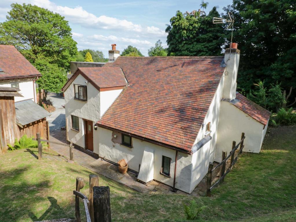 Bygningen som feriehuset ligger i