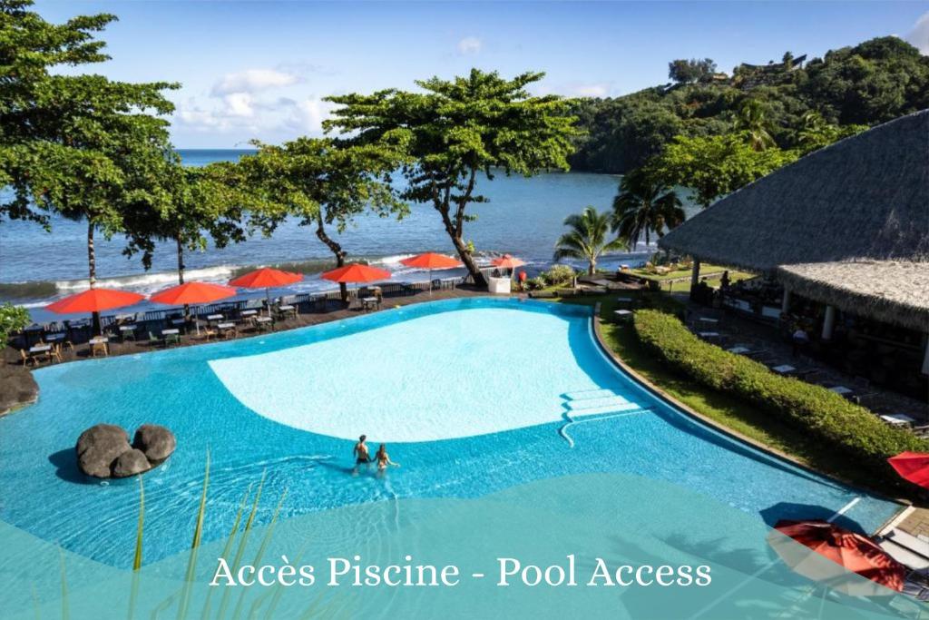 Blue Horizon - Le Luxury Matavai Beach - Piscine - Vue Mer - photo 11 - Tahiti, Polynésie