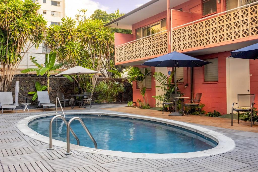 Bazén v ubytování Royal Grove Waikiki nebo v jeho okolí