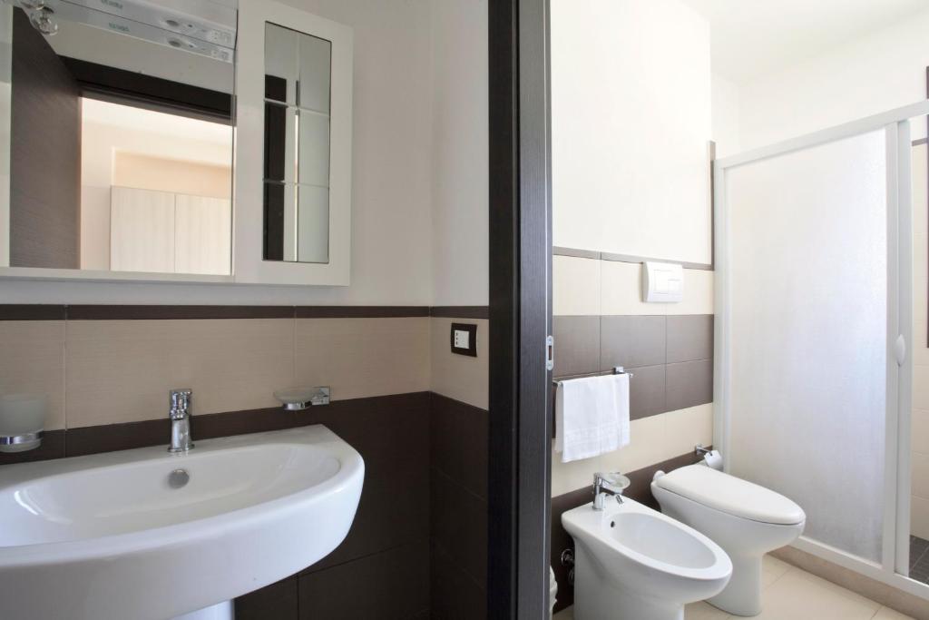 Um banheiro em Hotel San Martino