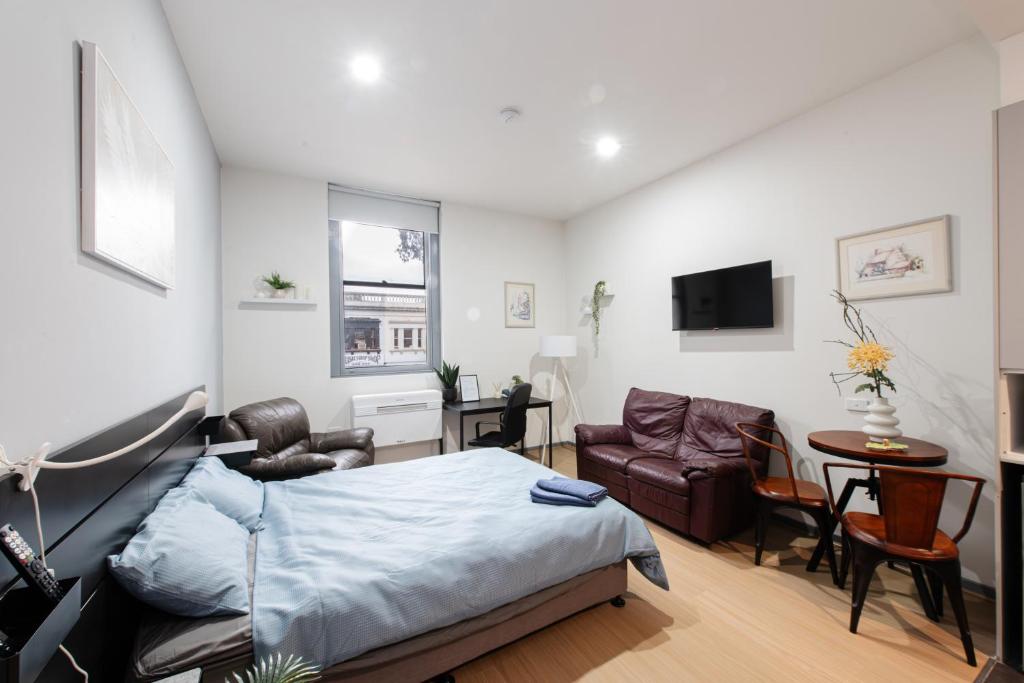 Melbourne Studio Apartments Hotel - 138 Elgin Carlton - Resim 16
