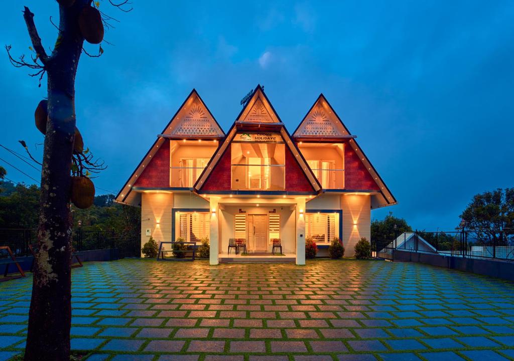 Budova, kde se bed and breakfast nachází