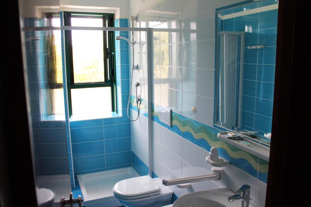 Koupelna v ubytování Hotel Ulisse