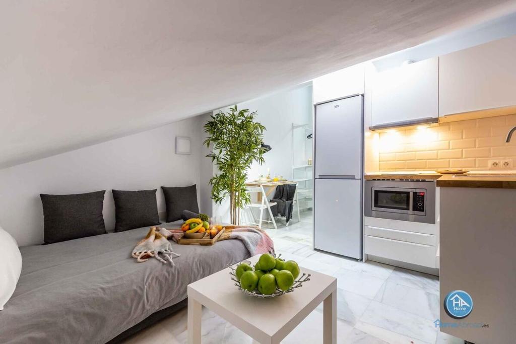 Η κουζίνα ή μικρή κουζίνα στο High-End Premium Studio with Terrace - Malaga Center