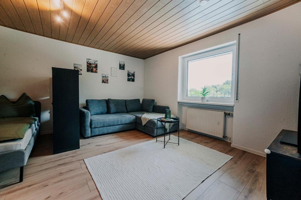 Et opholdsområde på Ferienwohnung - Zur Waldruhe