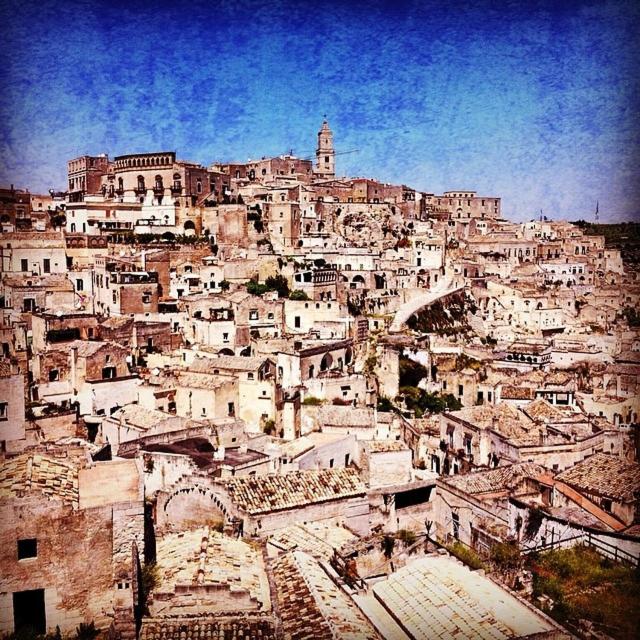 Nespecifikovaný výhled na destinaci Matera nebo výhled na město při pohledu z bed and breakfast