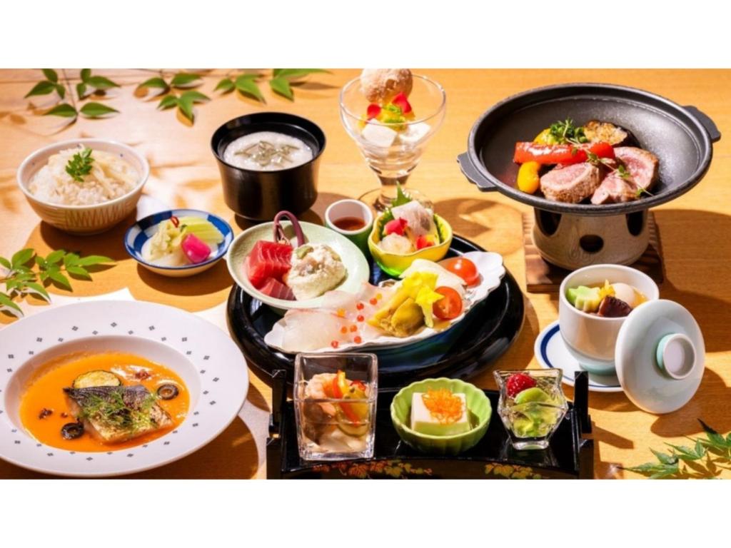 ShōbaraにあるOuka no sato La-Foret Shobara - Vacation STAY 67403vの皿盛り