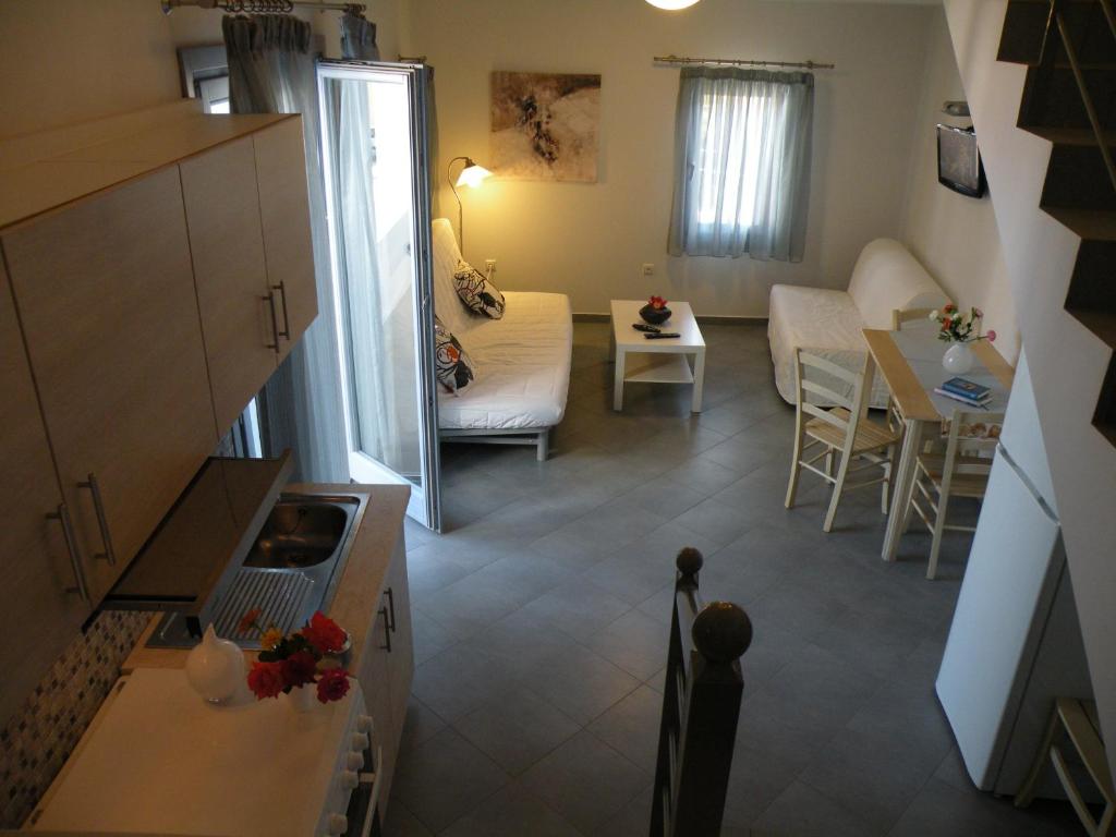 Posezení v ubytování Zathea Apartments