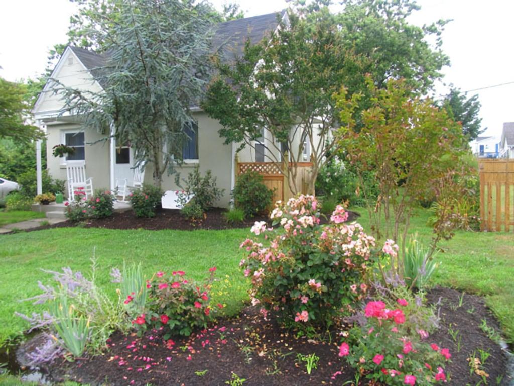 Aed väljaspool majutusasutust Crepe Myrtle Cottage