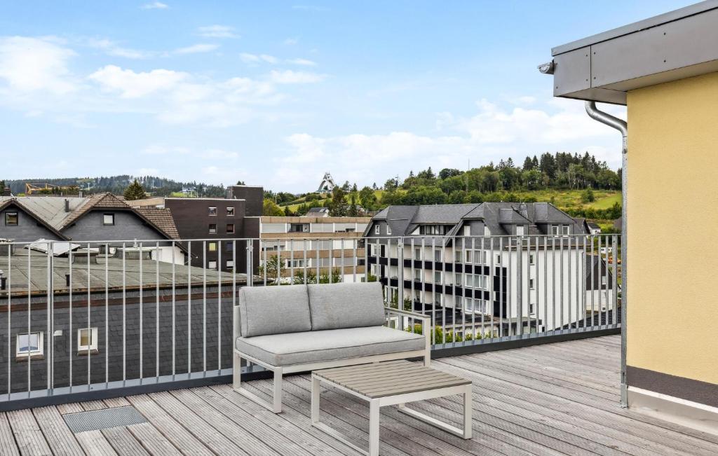 Balkón nebo terasa v ubytování Gebirgsresort Winterberg