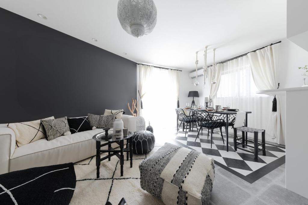 Posezení v ubytování KANADE House